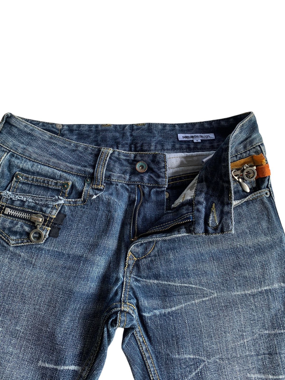 Tornado Mart Flare💥 Semantic Design Punk Style Rusty Distressed Denim☠️🎌 Size US 30 / EU 46 - 14 Thumbnail