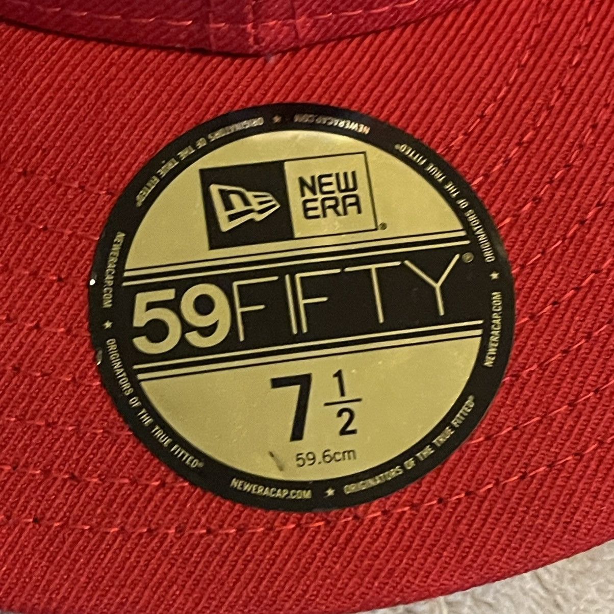 New Era New York Yankees Hat Men 7 1/2 Red Snapback Wool New Era MLB Size ONE SIZE - 9 Thumbnail