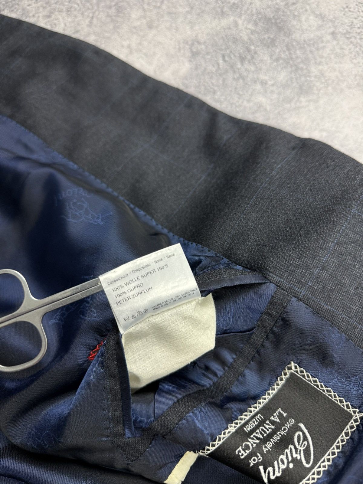 Brioni Brioni Super 150’s Wool Check Nomentano Blazer Suit Jacket Size 40R - 17 Thumbnail