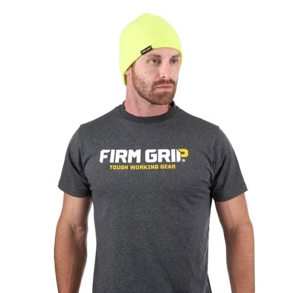 Logo 7 Firm Grip Beanie Knit Hat Unisex One Size Yellow 100% Acrylic Logo YRH100 Size ONE SIZE - 2 Thumbnail