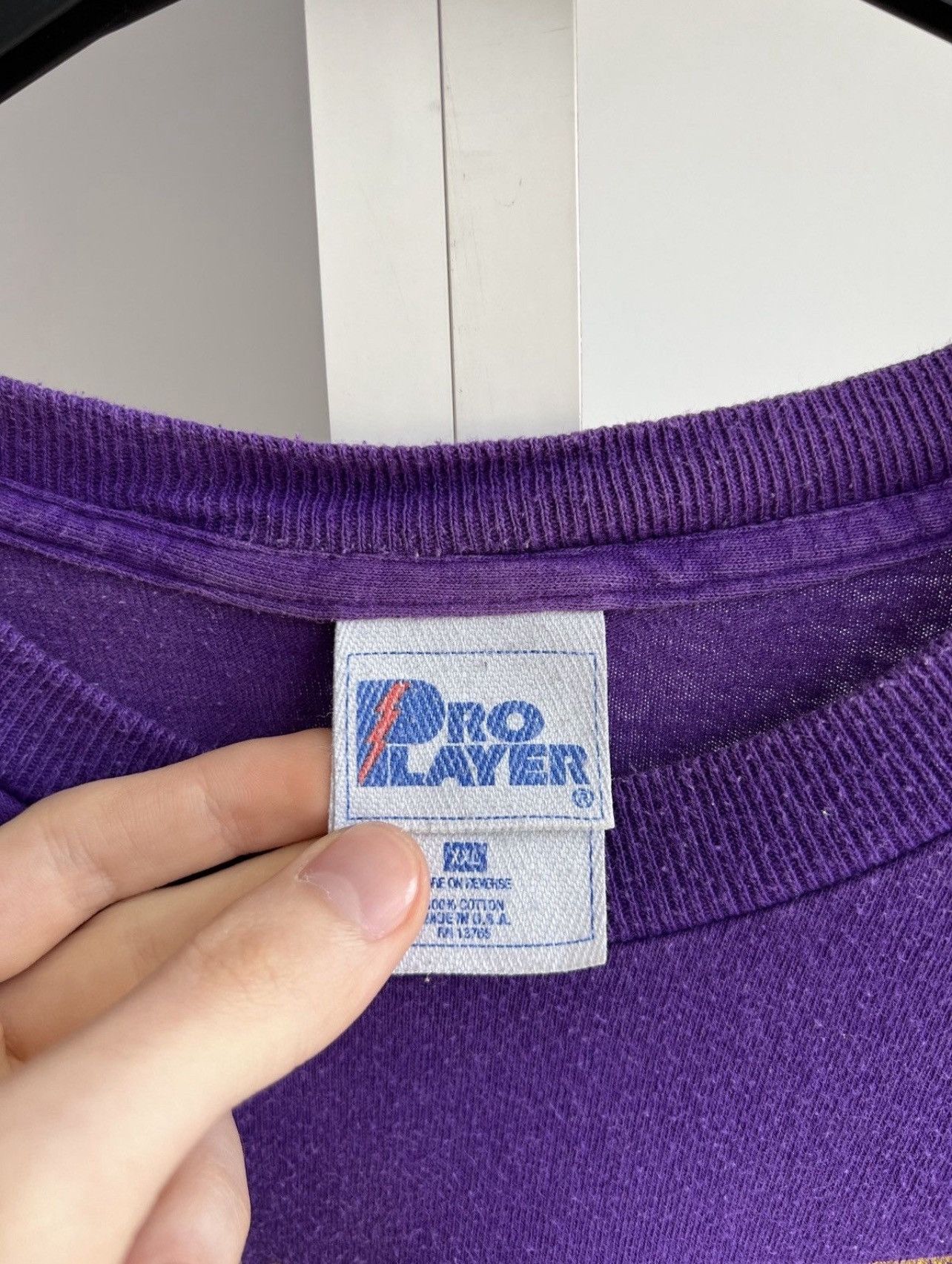 NFL Vintage 1995 Baltimore Ravens T-Shirt Purple 90s NFL Team Size US XXL / EU 58 / 5 - 4 Thumbnail