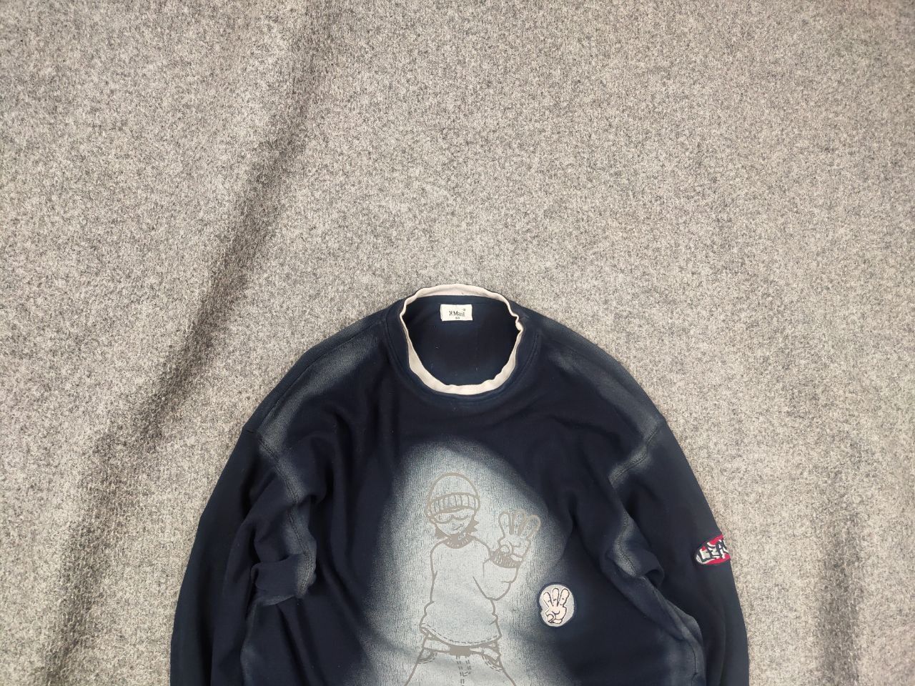 Vintage Vintage Y2K Grass Hither Long sleeve Sweatshirt Rap HipHop Size US S / EU 44-46 / 1 - 2 Thumbnail