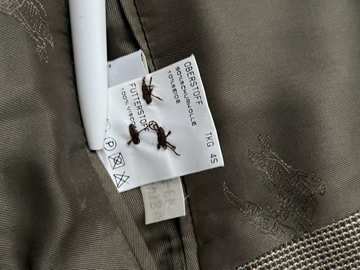 Burberry Vintage Burberry Striped Grey Brown Wool Blazer Size US M / EU 48-50 / 2 - 14 Thumbnail