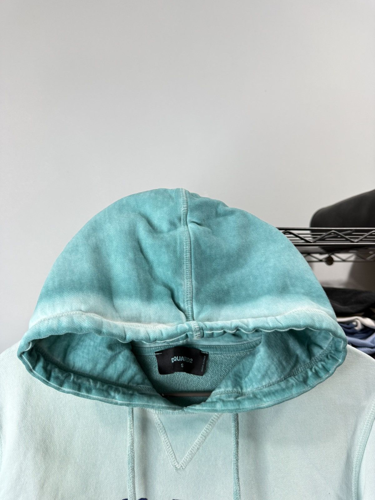 Dsquared2 💥Rare! Dsquared2 Gradient Hoodie Luxury Made In Italy Size US S / EU 44-46 / 1 - 4 Thumbnail
