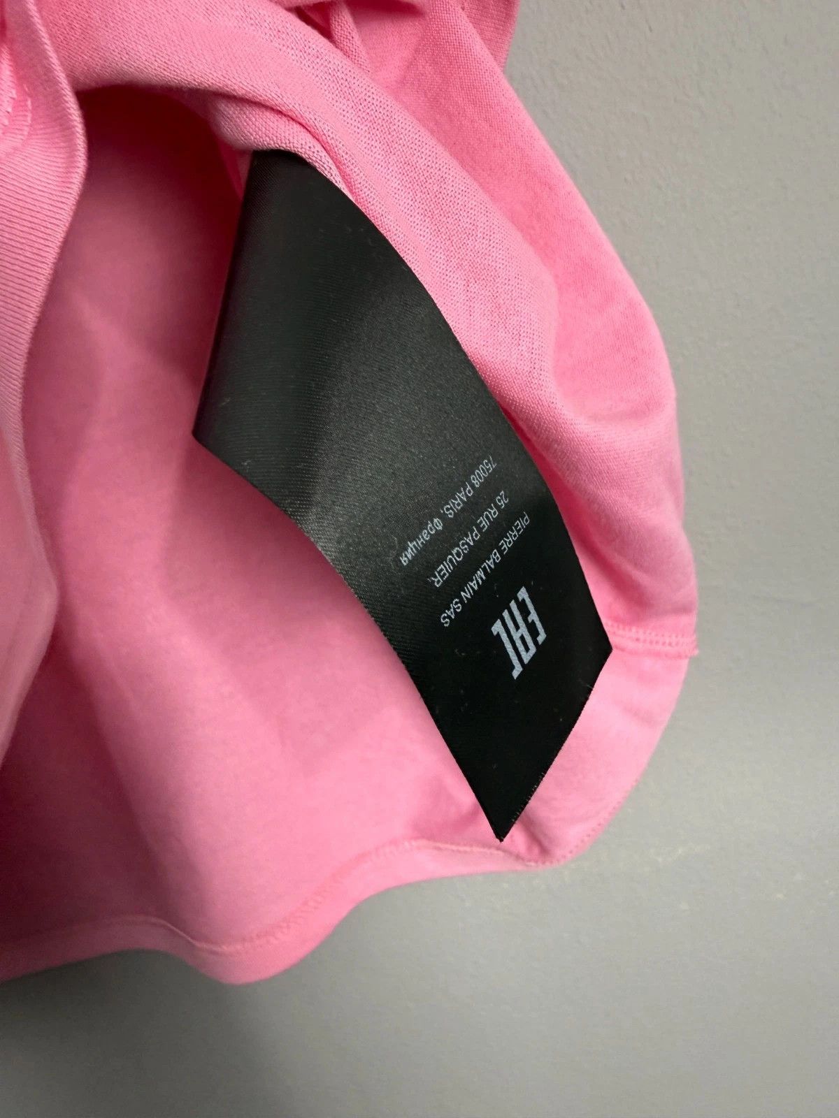 Balmain Balmain Paris Pink Logo T-Shirt Women’s Designer Tee Size XS / US 0-2 / IT 36-38 - 6 Thumbnail