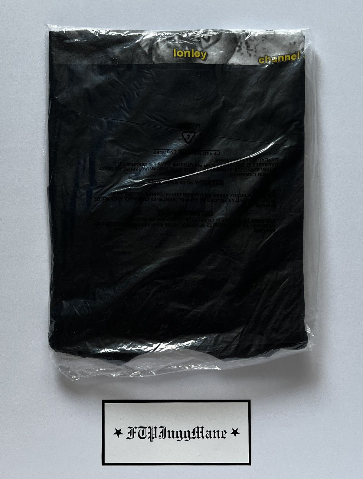 Goth Money Goth Money By My Lonely Tee XL Black Kray FTP Bladee Size US XL / EU 56 / 4 - 2 Thumbnail