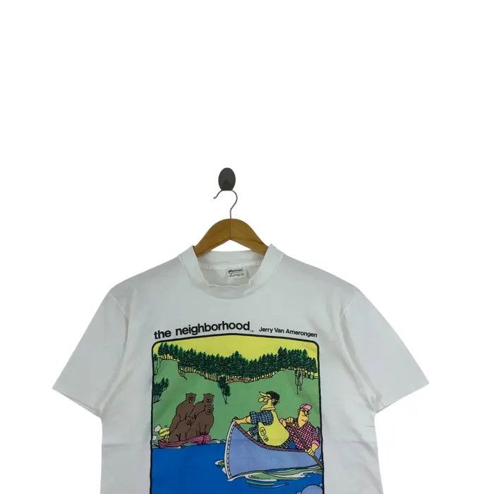 Vintage Vintage 1986 THE NEIGHBORHOOD Jerry Van Amerongen Tee Shirt Size US M / EU 48-50 / 2 - 2 Thumbnail
