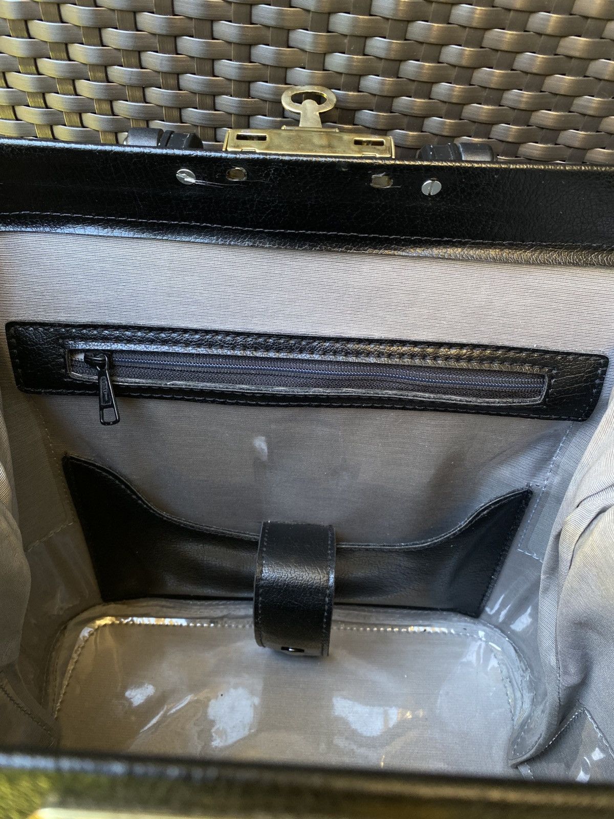 Vintage Vintage Christian Dior CD Travel Cosmetic Case Bag 1970s Size ONE SIZE - 13 Thumbnail