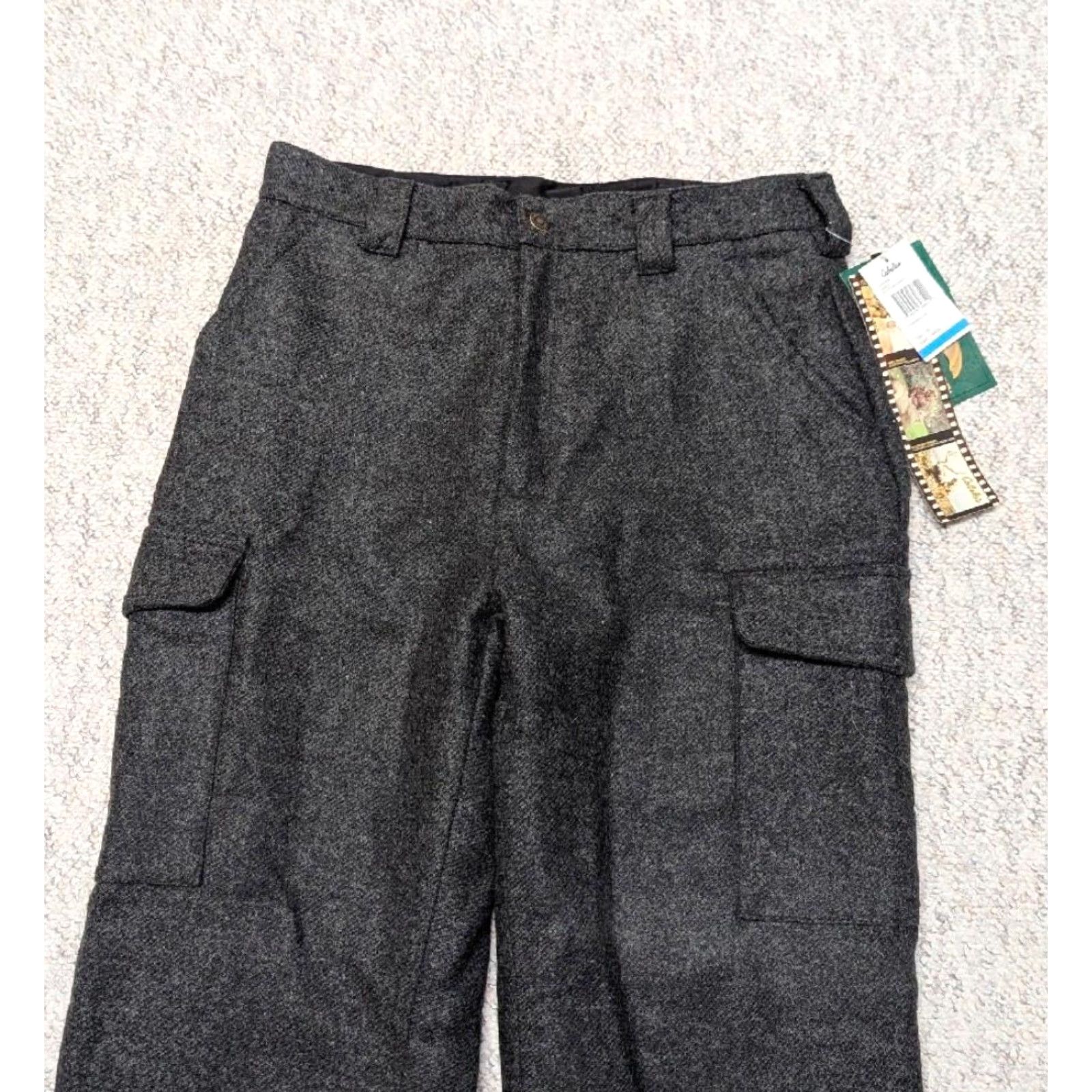 Vintage VINTAGE Cabela's dry-plus WOOL hunting pants 36x34 gray CARGO waterproof NEW nos Men's Pants Wool Gray Cargo 36x34 90s Size US 36 / EU 52 - 4 Thumbnail