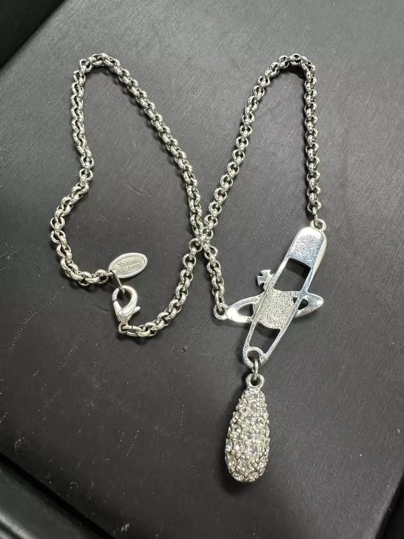 Vivienne Westwood Vivienne Westwood Saturn necklace Size ONE SIZE - 5 Thumbnail