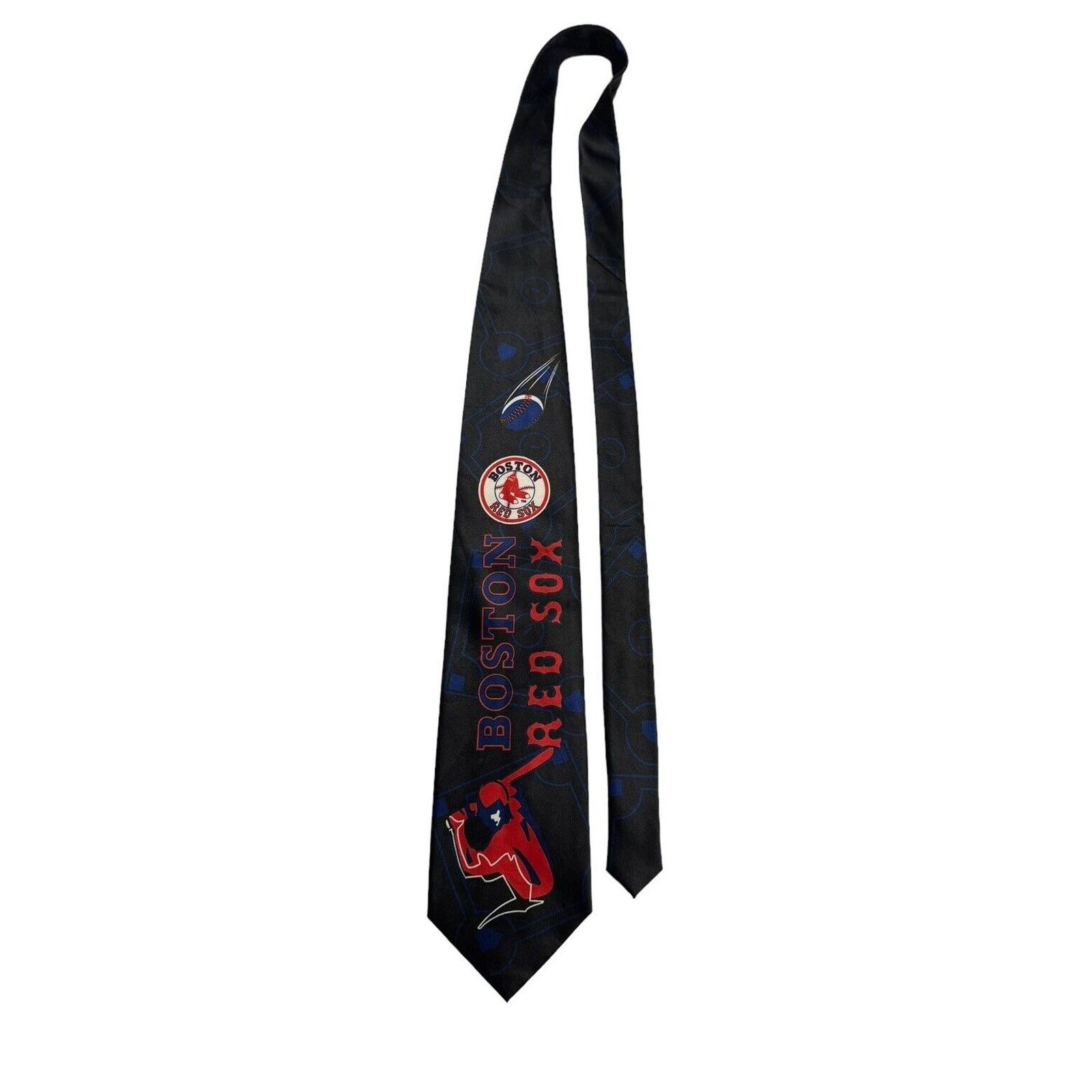 Ralph Marlin Ralph Marlin 2004 MLB Boston Red Sox Baseball Necktie Size ONE SIZE - 2 Thumbnail
