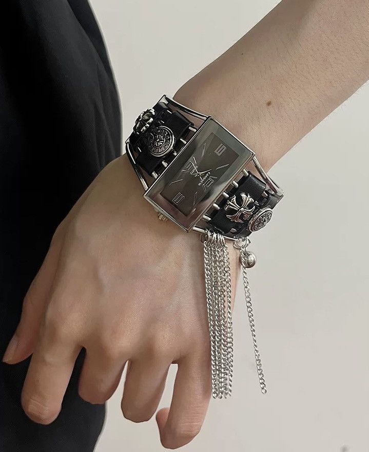 Japanese Brand × Jewelry Punk rock fashion fringe bangle watch bracelet Size ONE SIZE - 1 Thumbnail