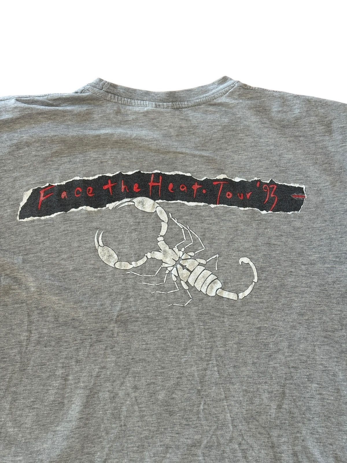Band Tees *RARE* 1993 90s VINTAGE SCORPIONS FACE THE HEAT BIG MOUTH Size US XL / EU 56 / 4 - 14 Thumbnail