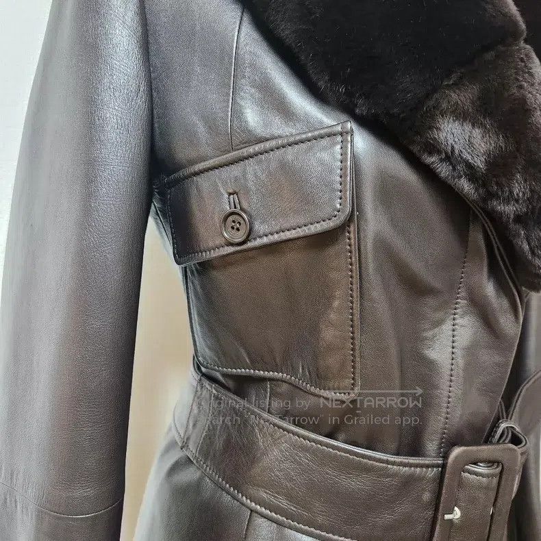 Loewe Loewe The sheepskin coat has a detachable collar Size XS / US 0-2 / IT 36-38 - 4 Thumbnail