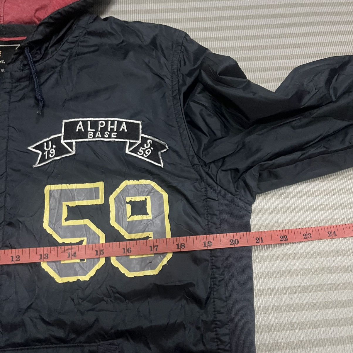 Alpha Industries Alpha Industries Navy Blue Hooded Light Jacket Size M Size US M / EU 48-50 / 2 - 21 Thumbnail