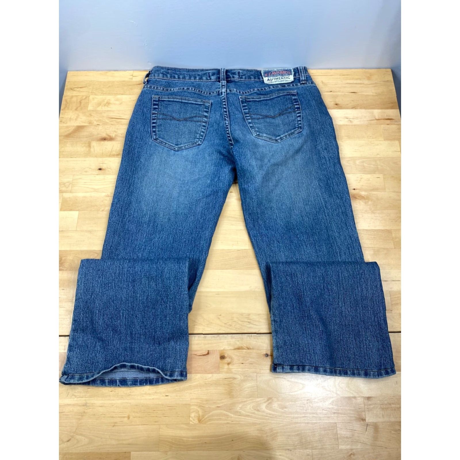 Denime VINTAGE Z. Cavaricci Denim Jeans Pants Blue Size 9 Straight Leg #4908 Size 30" / US 8 / IT 44 - 4 Thumbnail