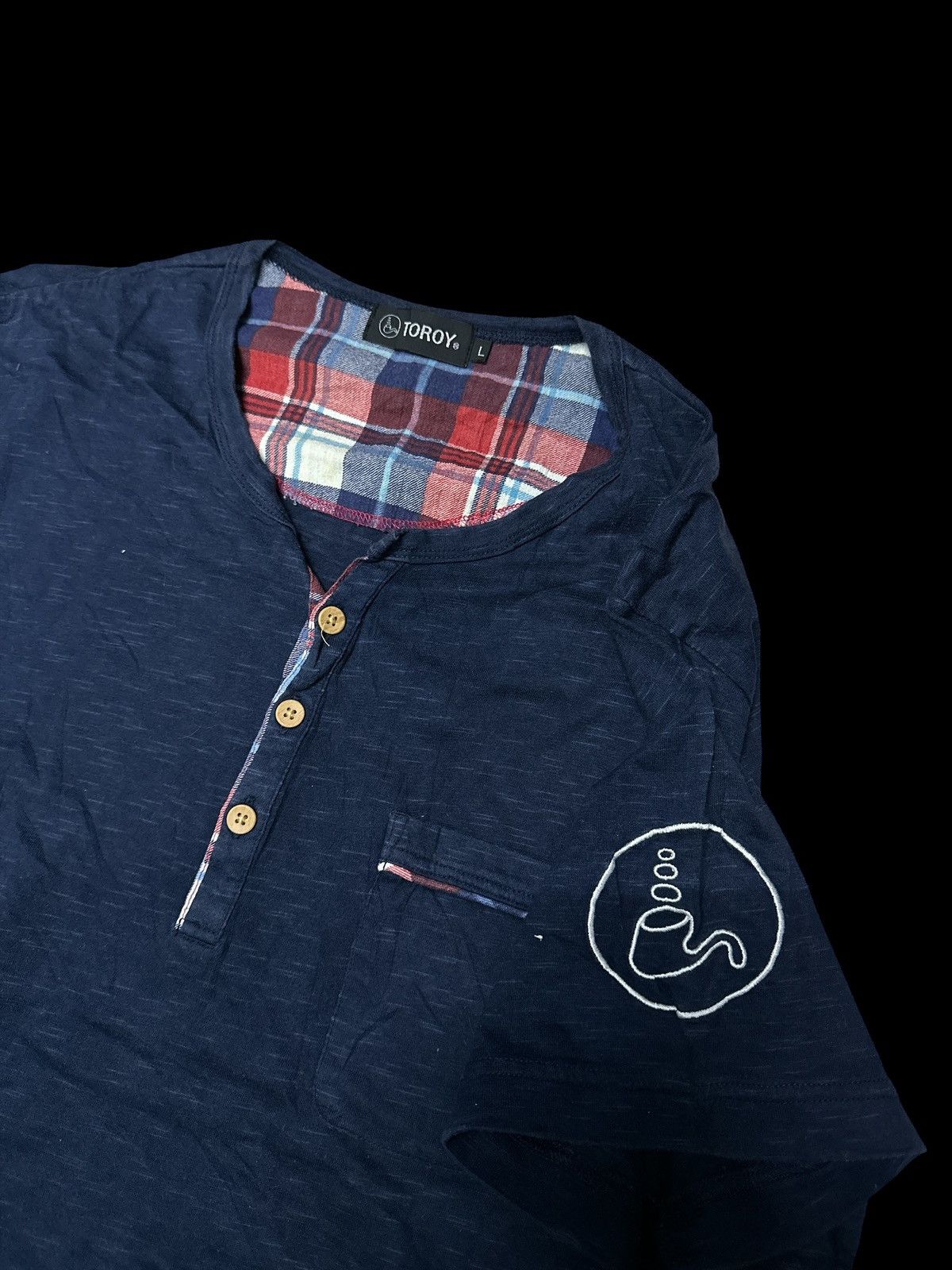 Japanese Brand Japanese Brand 💥🎌 Toroy Single Pocket Button Ups T Shirt💥 Size US XL / EU 56 / 4 - 2 Thumbnail