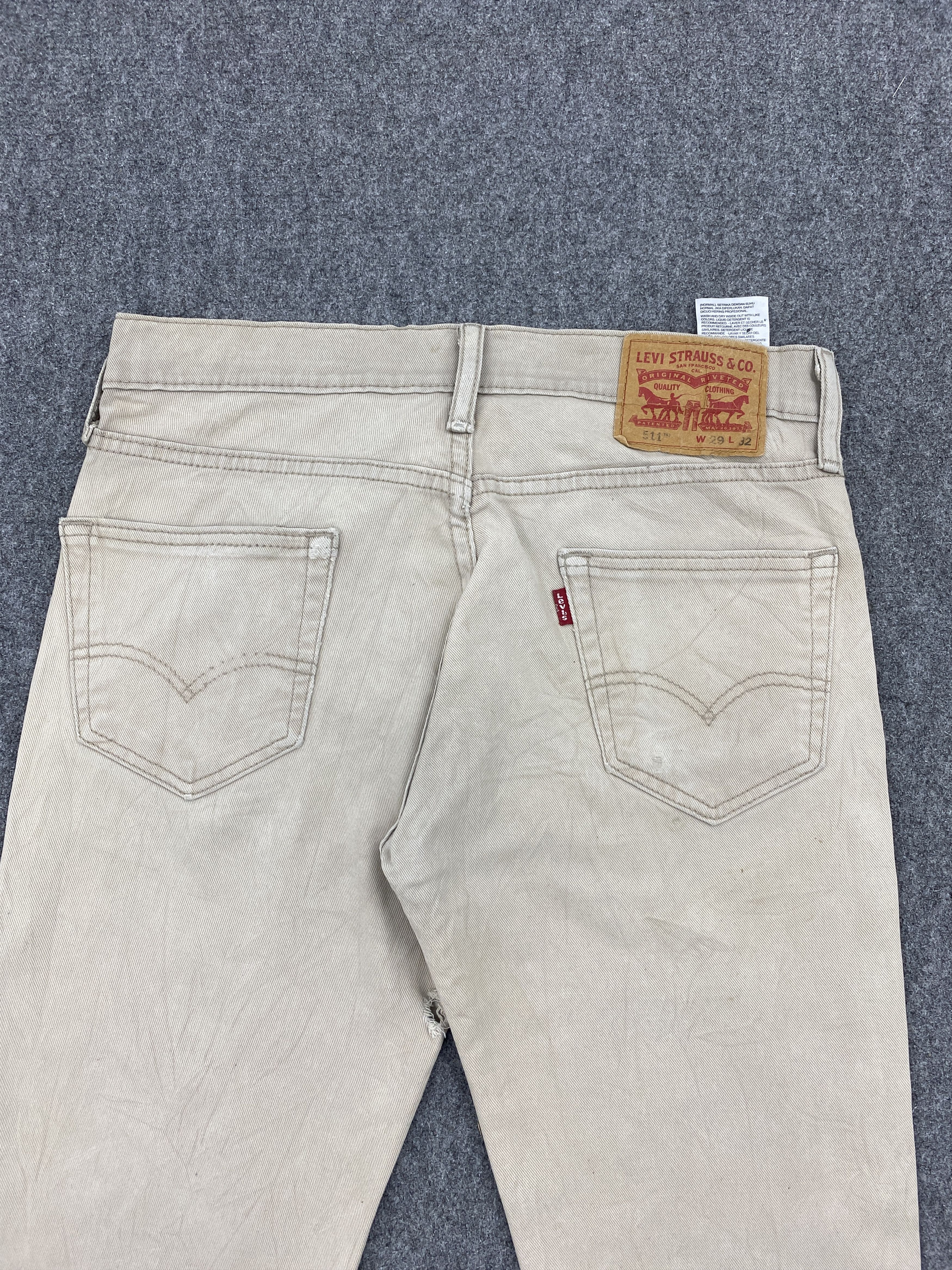 Levi's Vintage Levis 511 Slim Fit Jeans DP2678 Size US 30 / EU 46 - 4 Thumbnail
