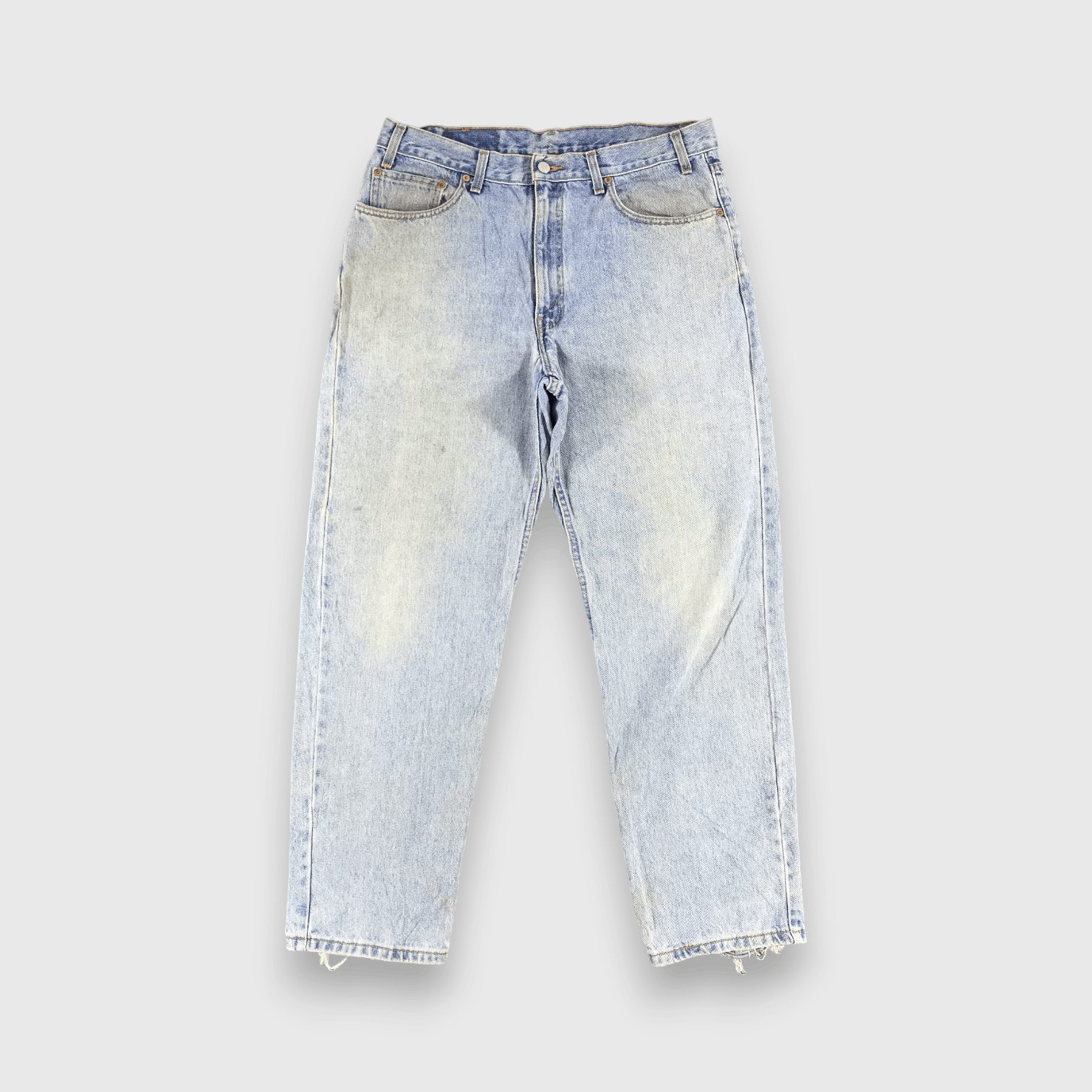 Levi's 90s Light Washed Vintage Levis 550 Jeans-J1022 Size US 35 - 1 Thumbnail