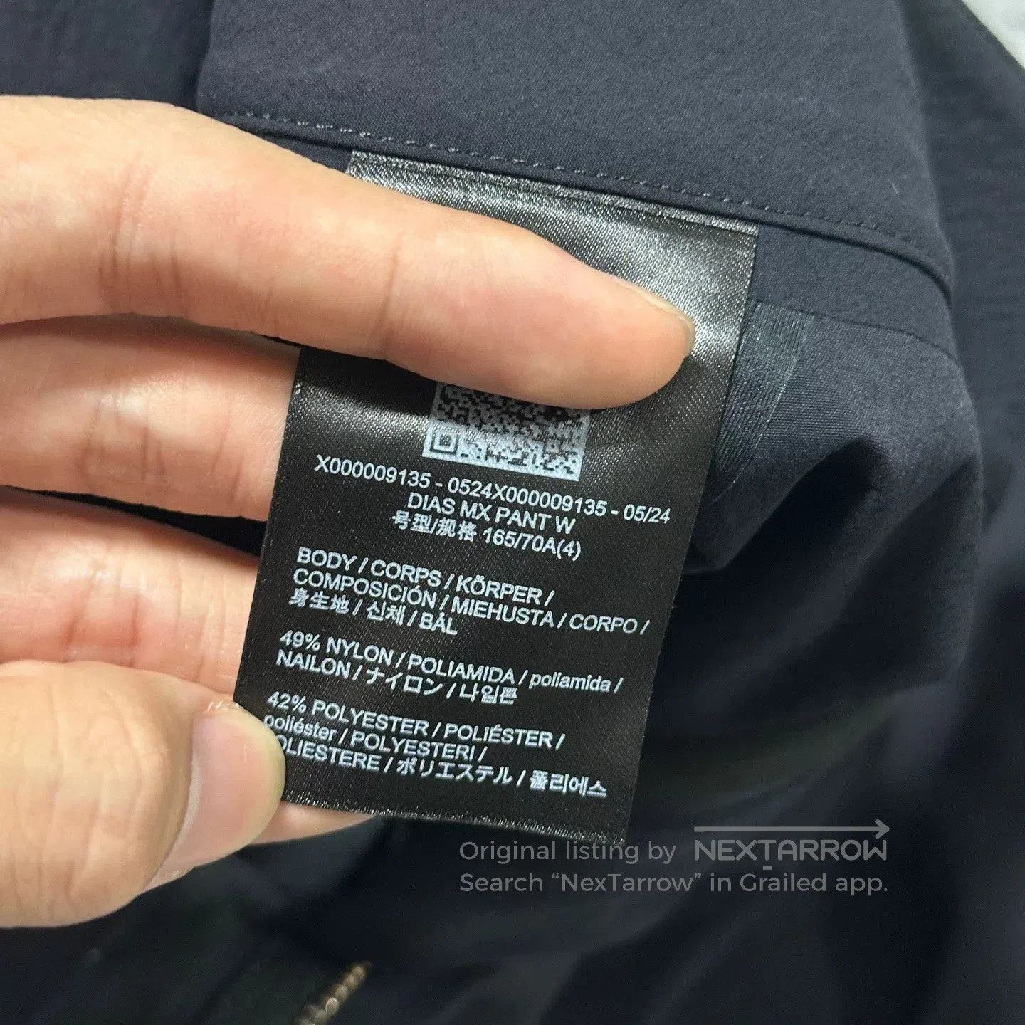 Veilance arcteryx veilance dias mx pant black. Size 22" - 4 Thumbnail