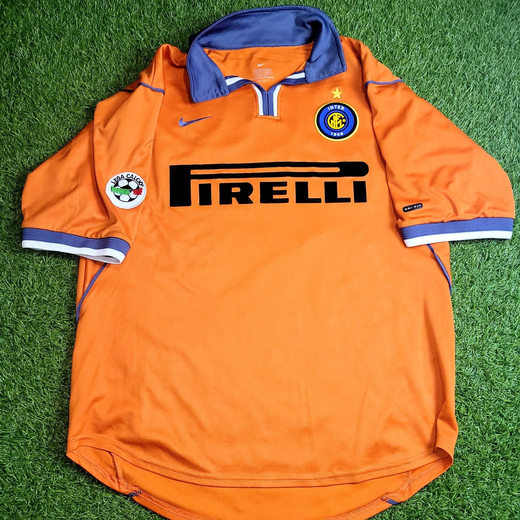 Nike Ronaldo Inter Milan 2000 2001 Third Soccer Jersey Shirt M Size US M / EU 48-50 / 2 - 2 Thumbnail