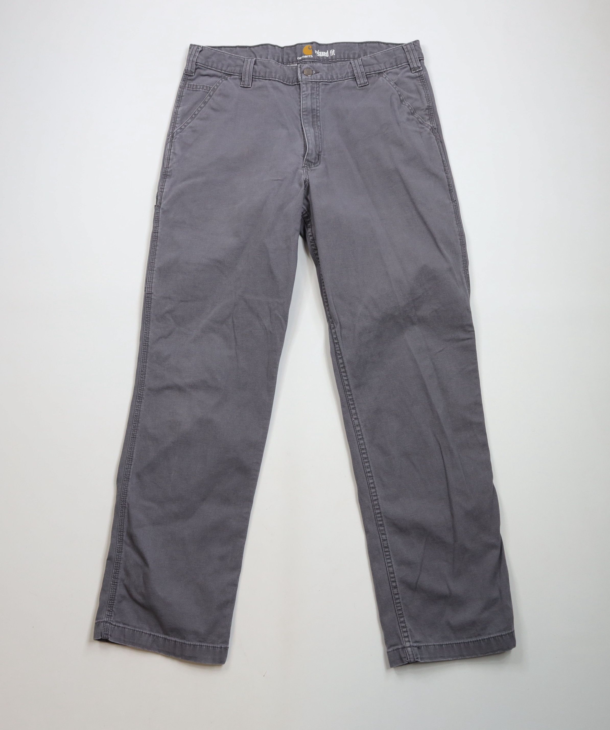 Carhartt × Vintage Vintage Y2K Carhartt Relaxed Fit Wide Leg Canvas Pants Gray Size US 36 / EU 52 - 1 Thumbnail