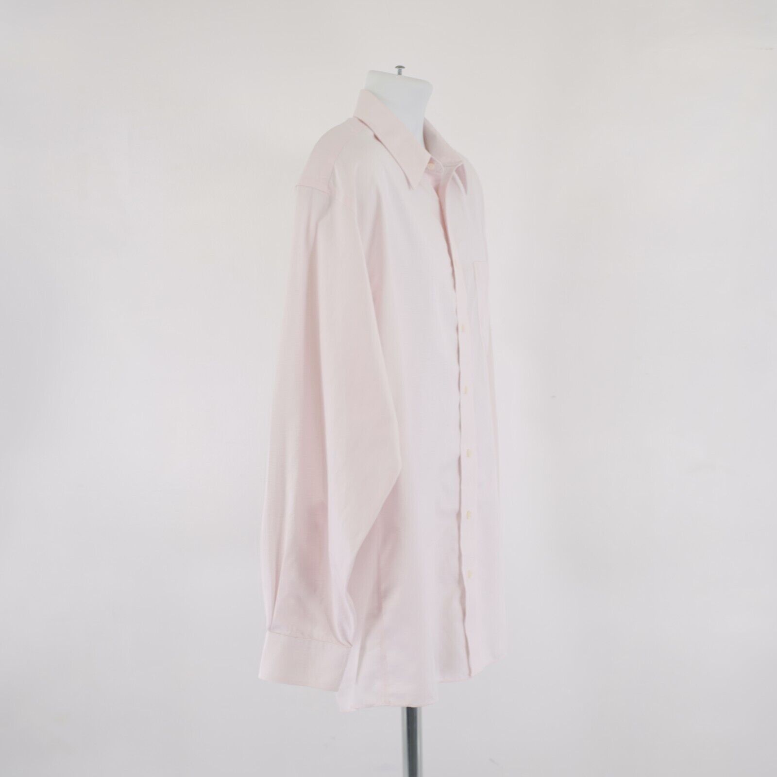 Jos. A. Bank Jos A Bank Stays Cool 16.5-35 Pink Plaid Collared Dress Shir Size US L / EU 52-54 / 3 - 7 Thumbnail