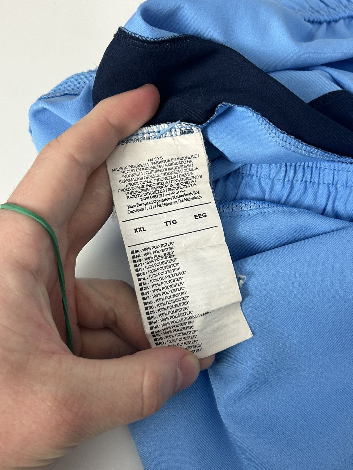 Nike Nike Manchester City 2014/15 Home Football Soccer Short Size US 38 / EU 54 - 9 Thumbnail