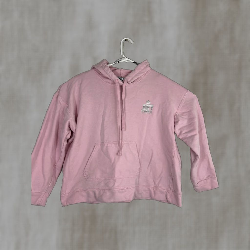 Juicy Couture Juicy Couture Hoodie Pink 1X Womens Pullover Pouch Pocket Activewear Size XL / US 12-14 / IT 48-50 - 1 Thumbnail