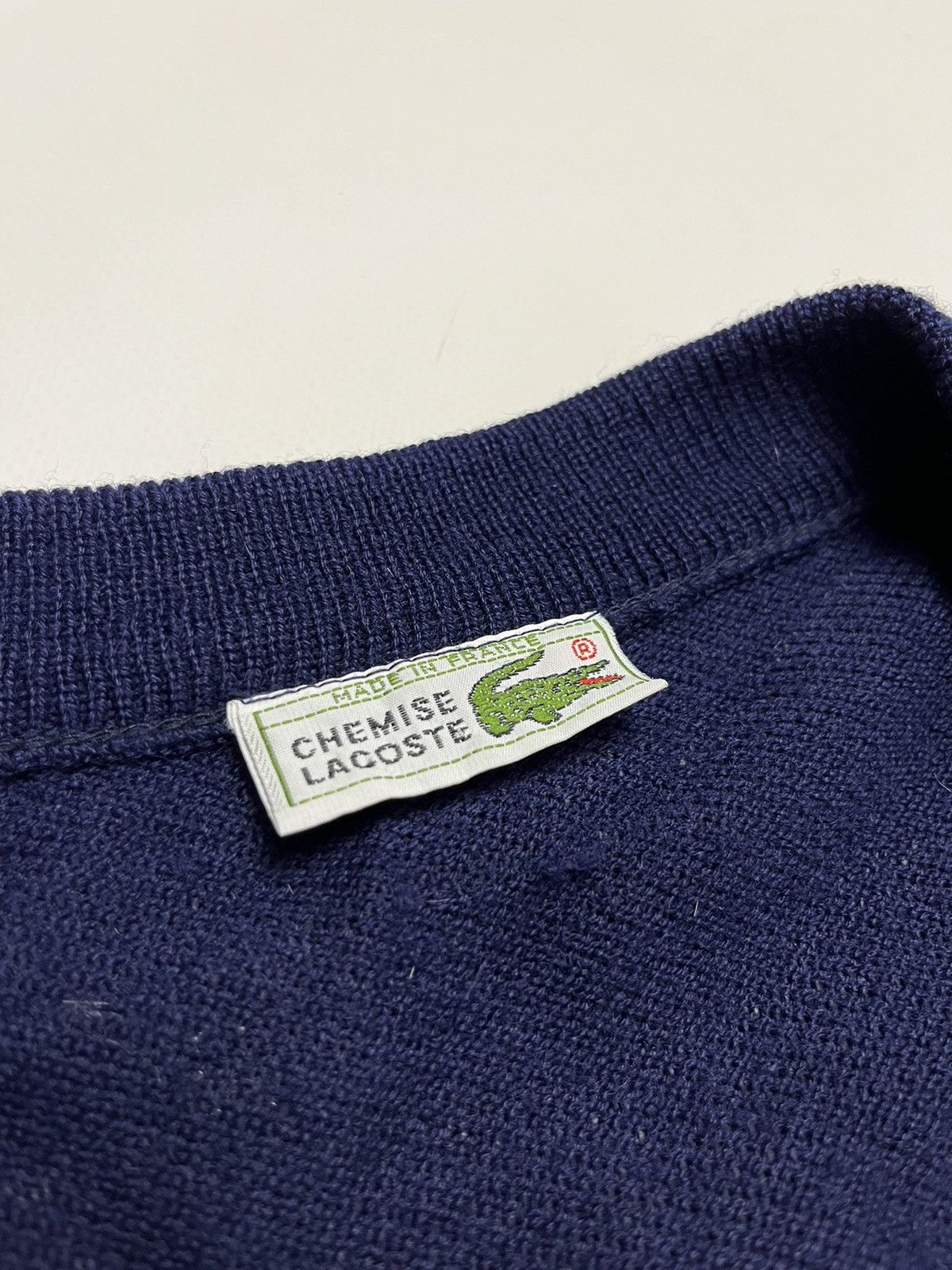 Lacoste Lacoste Chemise Vintage 80’s Cardigan France Size US L / EU 52-54 / 3 - 3 Thumbnail