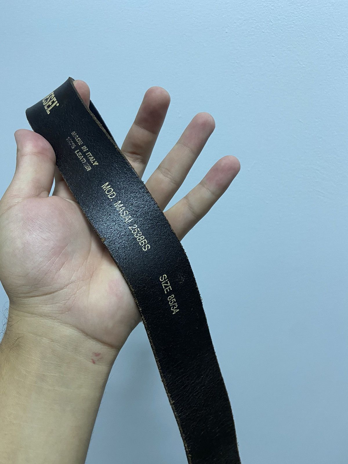 Diesel × Vintage Diesel Belt Vintage Avant Garde Y2K Style Logo Size ONE SIZE - 8 Thumbnail