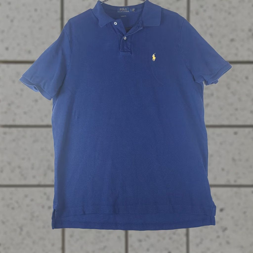 Polo Ralph Lauren Ralph Lauren Polo Shirt Men’s Large Classic Fit Navy Blue Pique Cotton Casual Size US L / EU 52-54 / 3 - 1 Thumbnail