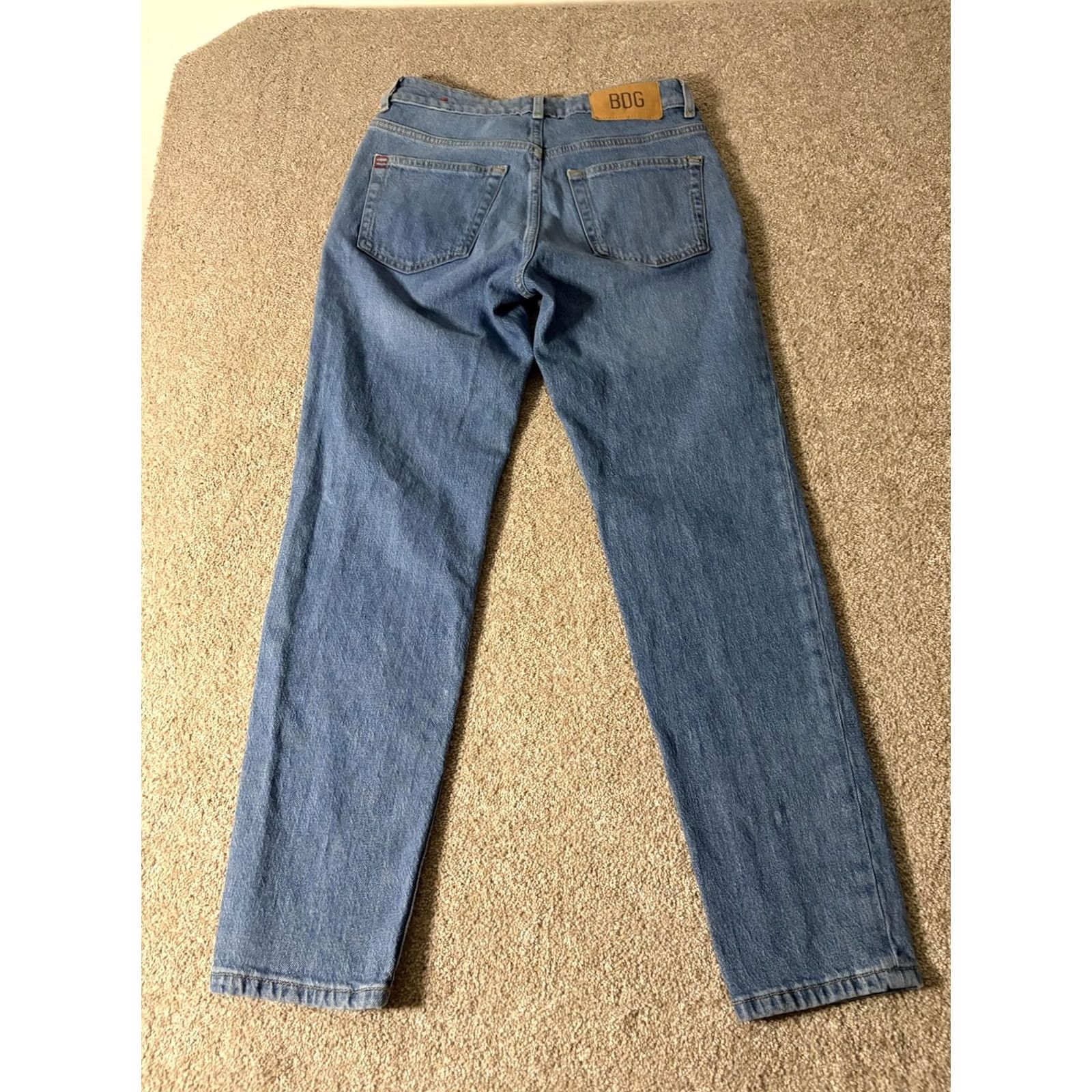 Bdg BDG Jeans Womens 25 Blue Mid Rise Skinny Stretch Denim Light Wash Casual Size 42" / US 20 - 6 Thumbnail