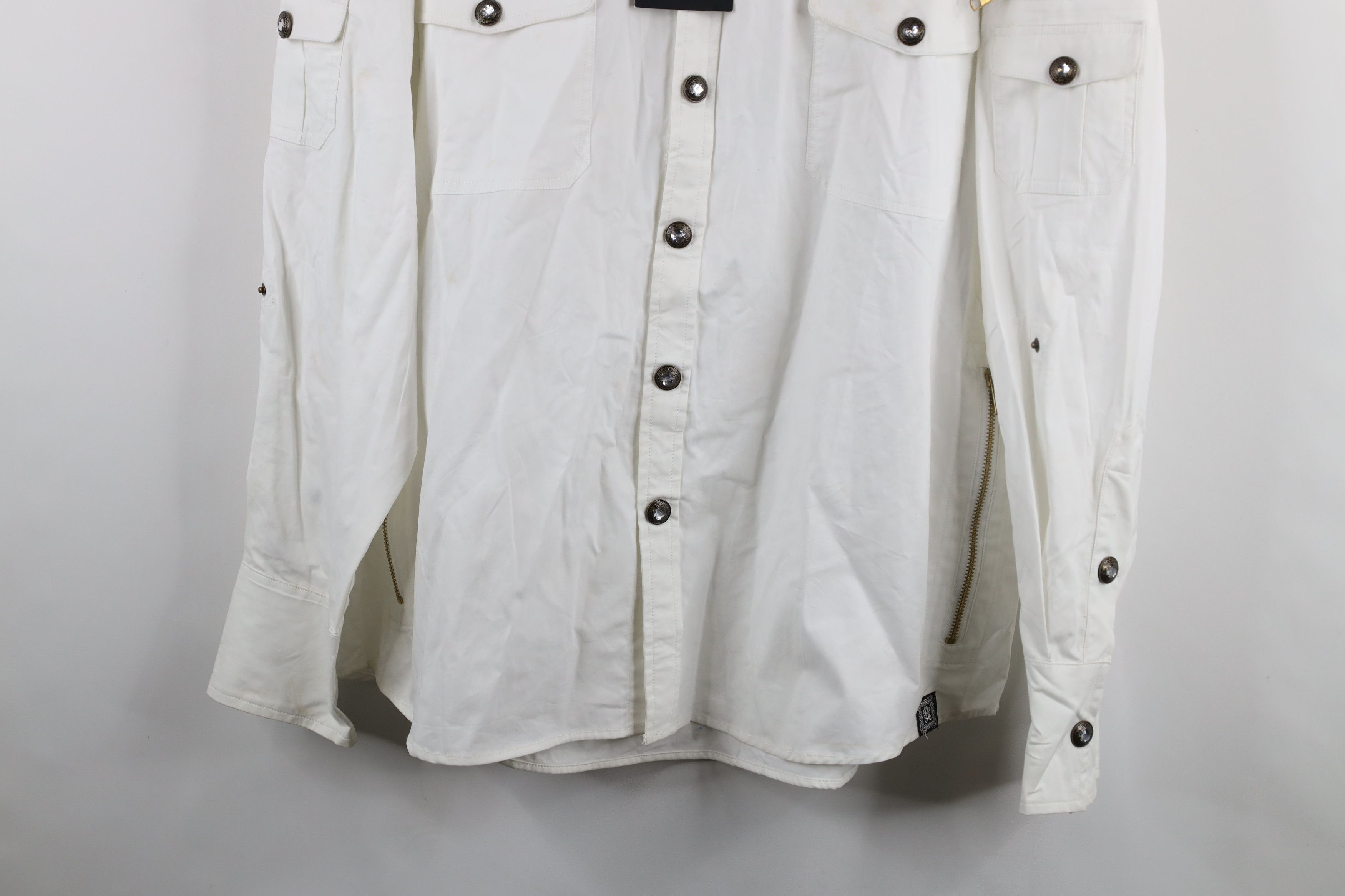 Vintage Deasdtock Vintage Y2K Rockabilly Born To Rock Button Shirt Size US XXL / EU 58 / 5 - 3 Thumbnail