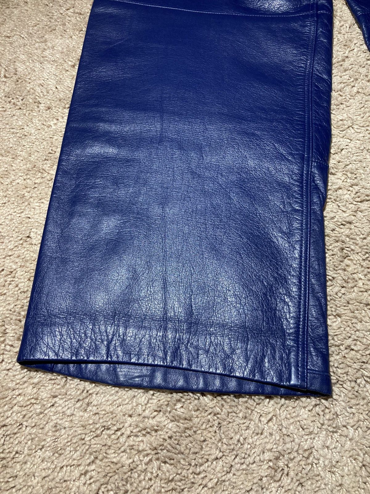 Lad Musician AW98 Lad Musician Leather Panel Jeans 90s 1998 Japanese 48 Size US 32 / EU 48 - 10 Thumbnail