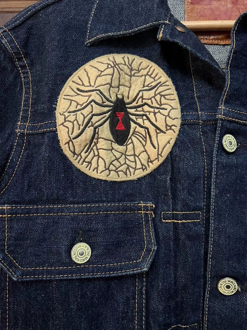 Freewheelers Freewheelers Freewheelers Skeleton Spider Denim Jacket Size US M / EU 48-50 / 2 - 4 Thumbnail