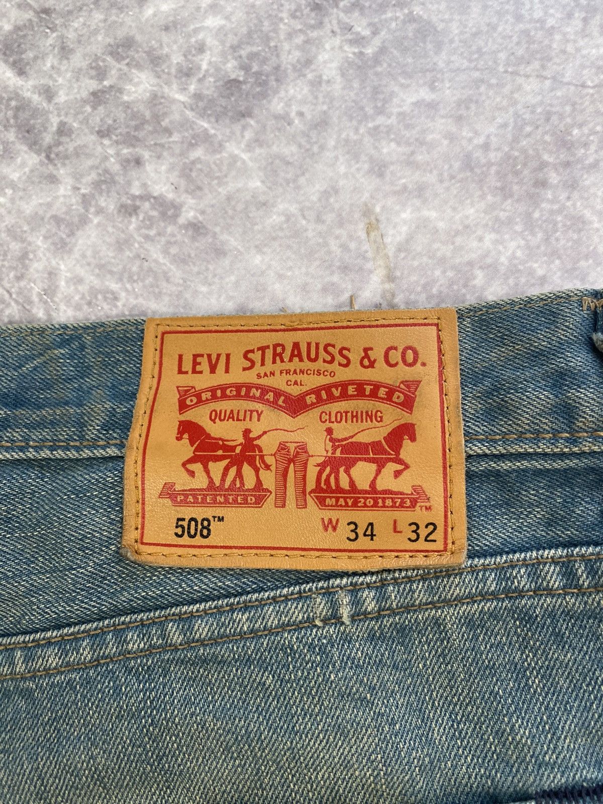 Levi's Levi’s 508 Gold Miner Style Dirty Denim Jeans Size: W34 L32 Size US 34 / EU 50 - 13 Thumbnail