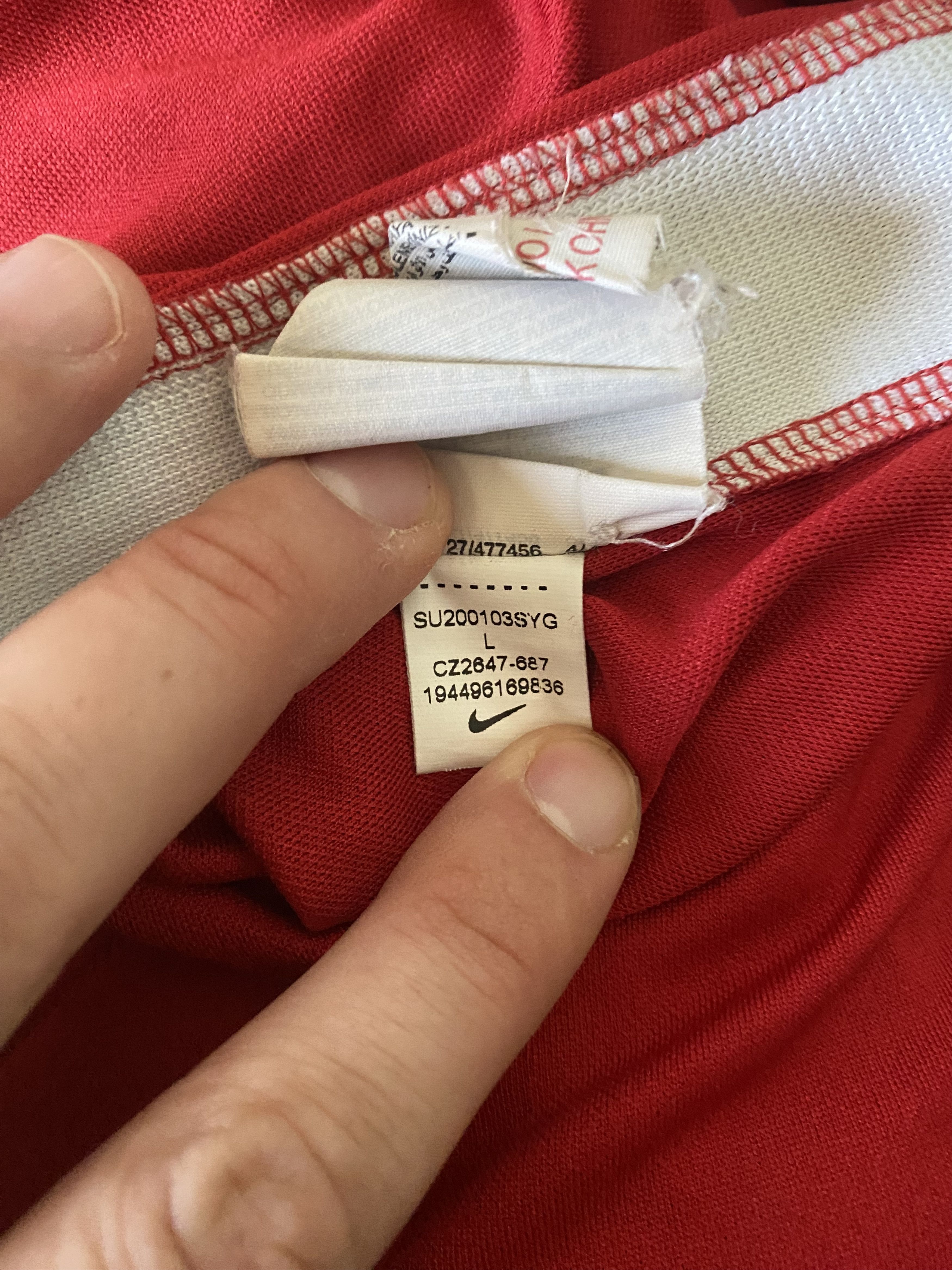 Nike LIVERPOOL F.C. 2020 - 2021 - 147 - 158 cm Nike - UNIQUE Size US XXS / EU 40 - 3 Thumbnail