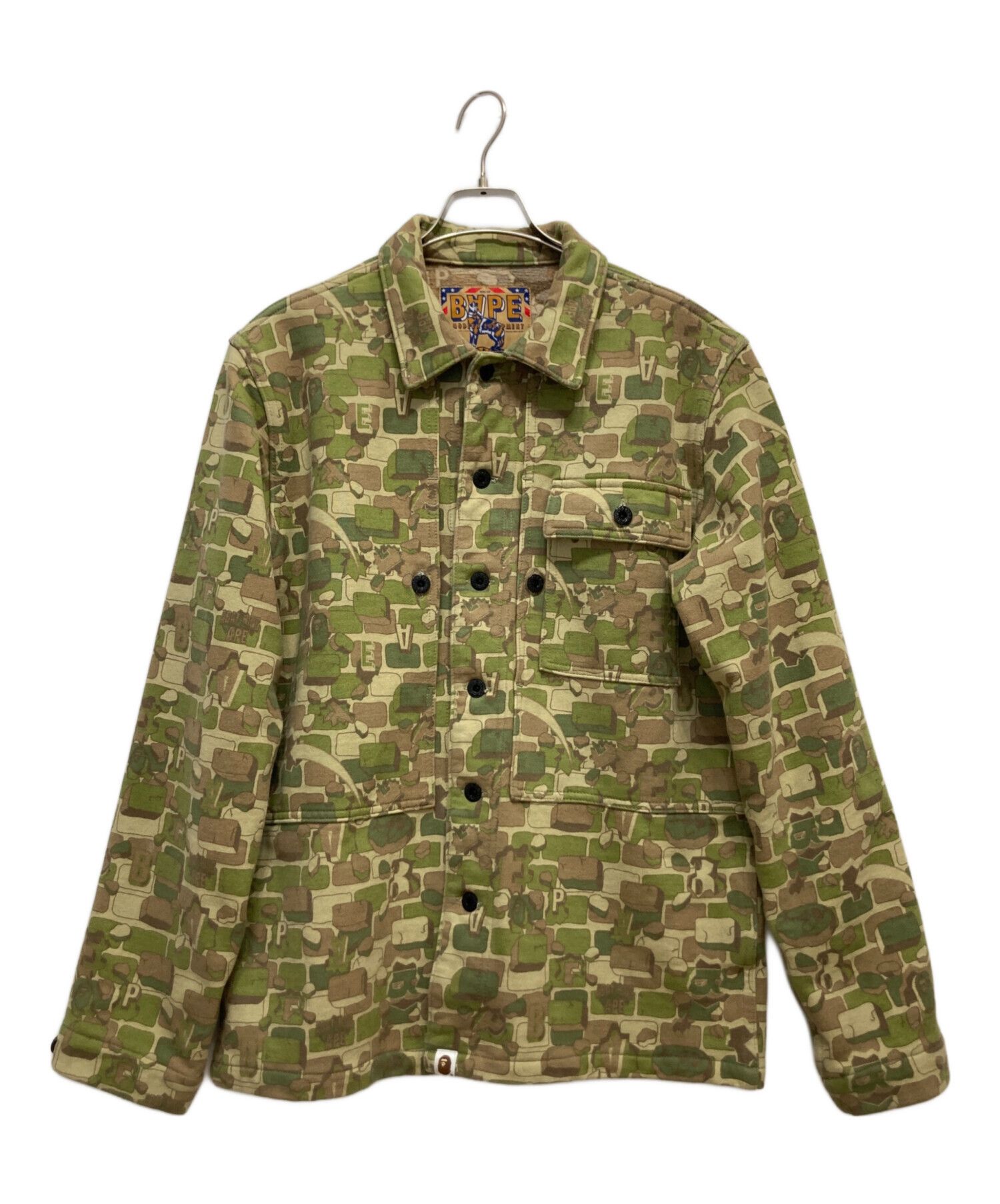 Bape A Bathing Ape Military Jacket Khaki Size US XL / EU 56 / 4 - 1 Thumbnail
