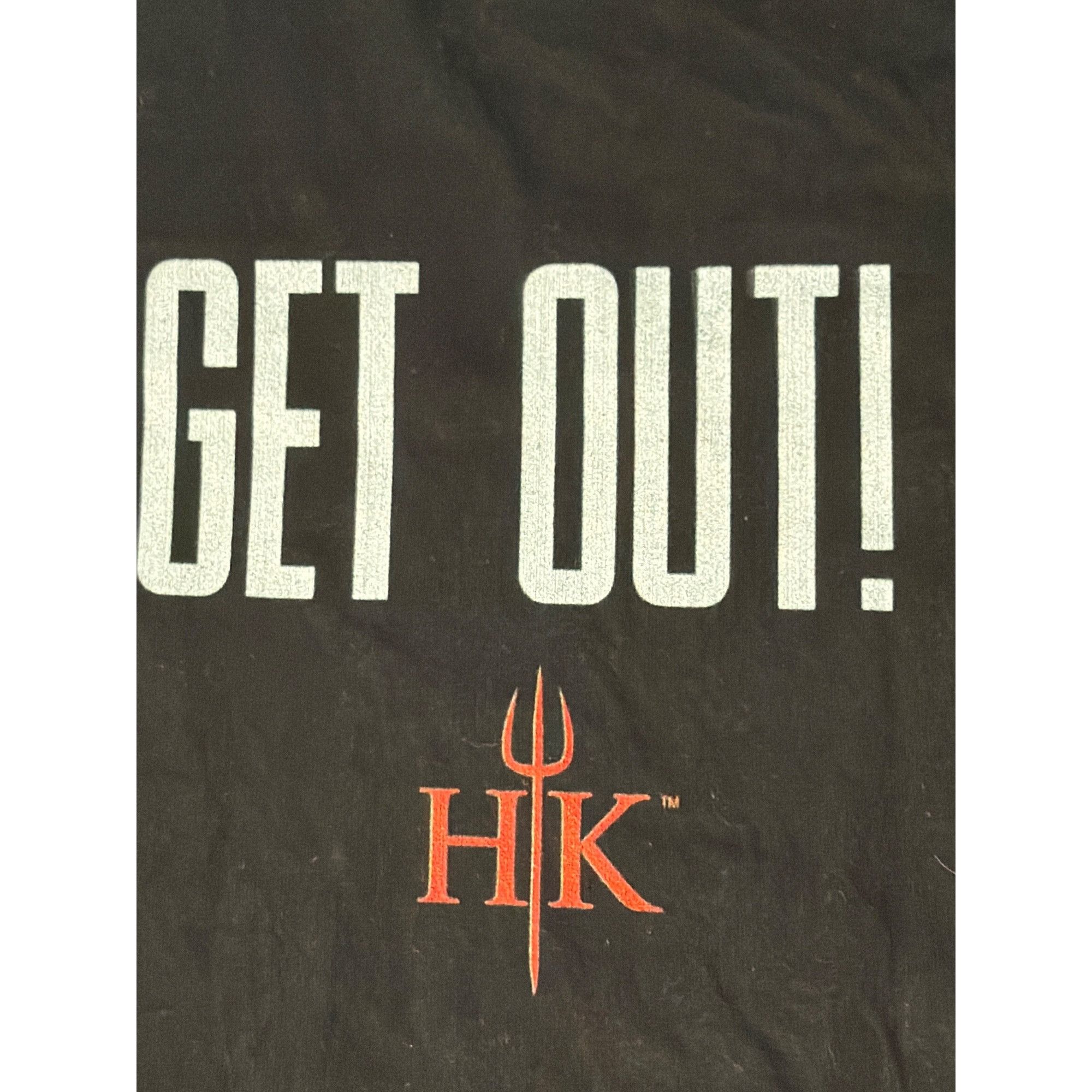 Port & Company Get Out! HK Logo Short Sleeve T Shirt Hells Kitchen Cotton P Size S / US 4 / IT 40 - 2 Thumbnail