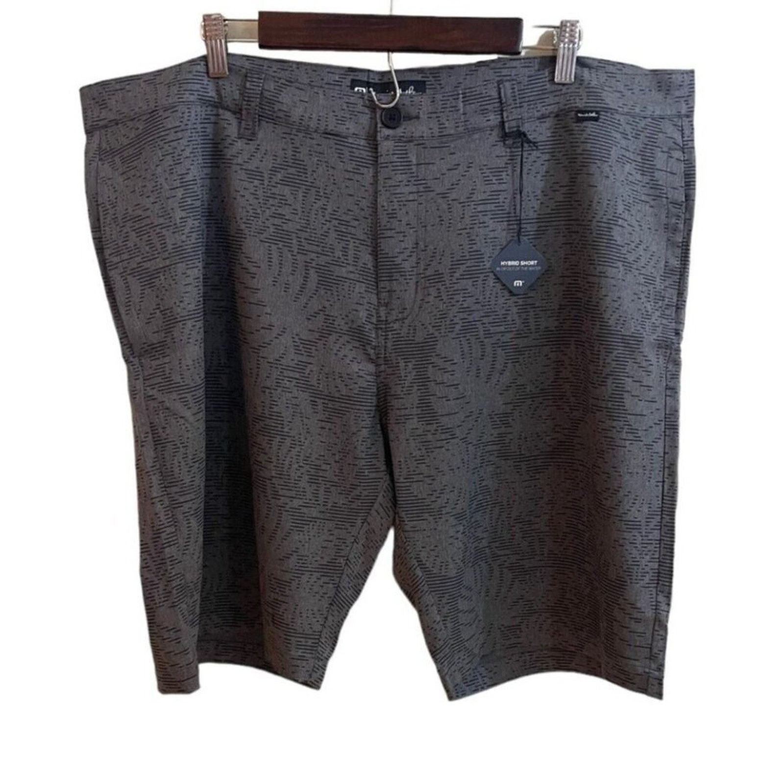 TravisMathew Travis Matthew Hybrid Golf Shorts Go Fish Stretch Gray 42W Size US 42 / EU 58 - 3 Thumbnail