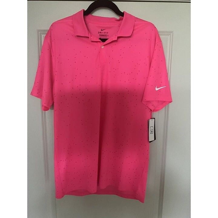 Nike Nike Victory Micro Print Pink Golf Polo Shirt CU9843-639 Men | Grailed