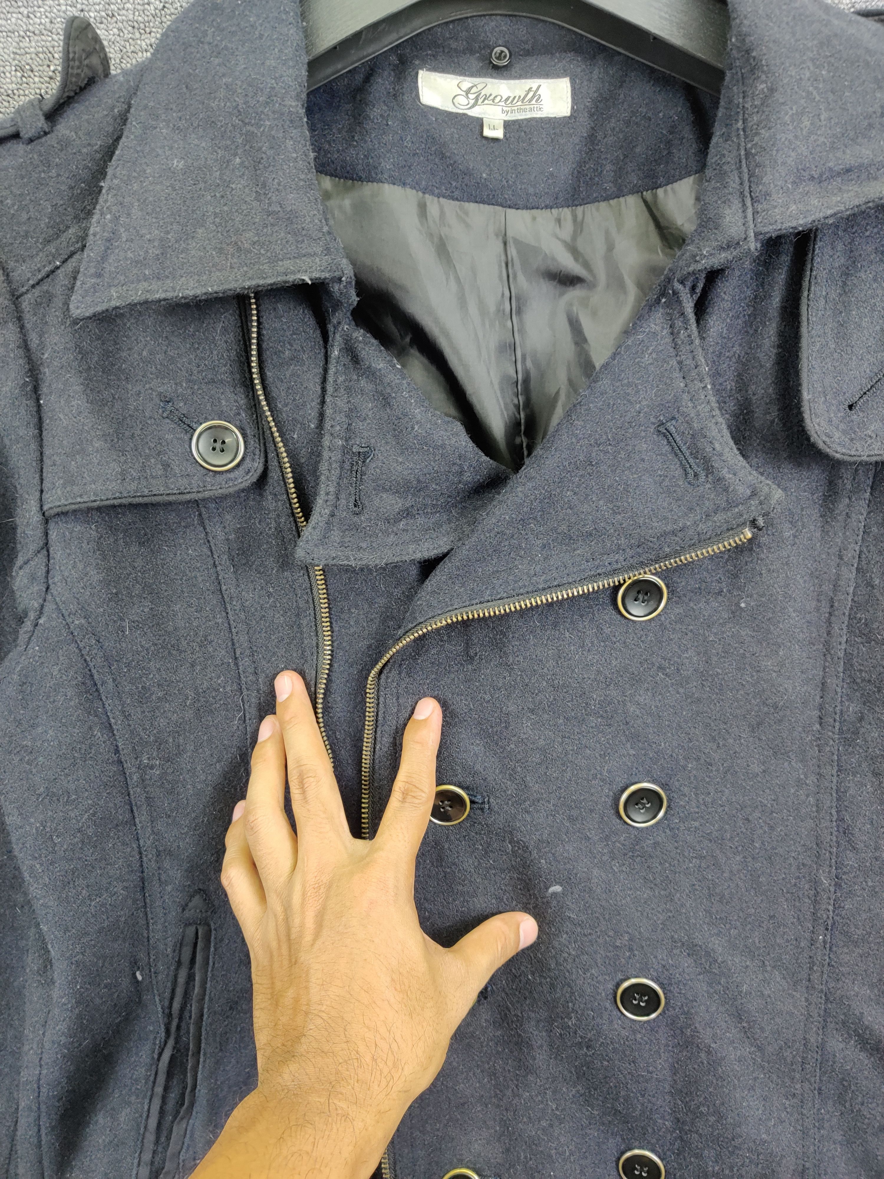 In The Attic Vintage Growth By In The Attic Double Breasted Coat Size US M / EU 48-50 / 2 - 2 Thumbnail