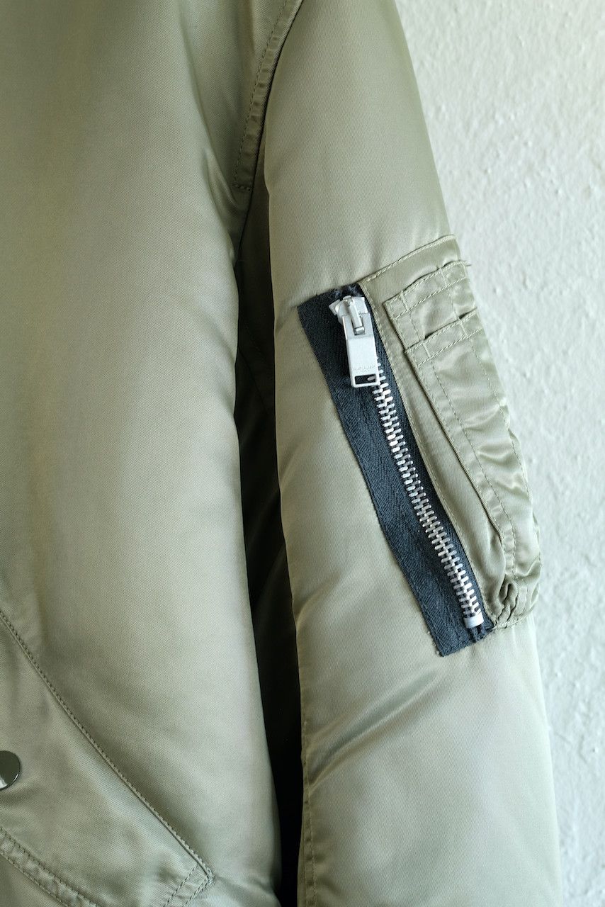 Saint Laurent Paris Bomber Jacket MA-1 Green Flight FW15