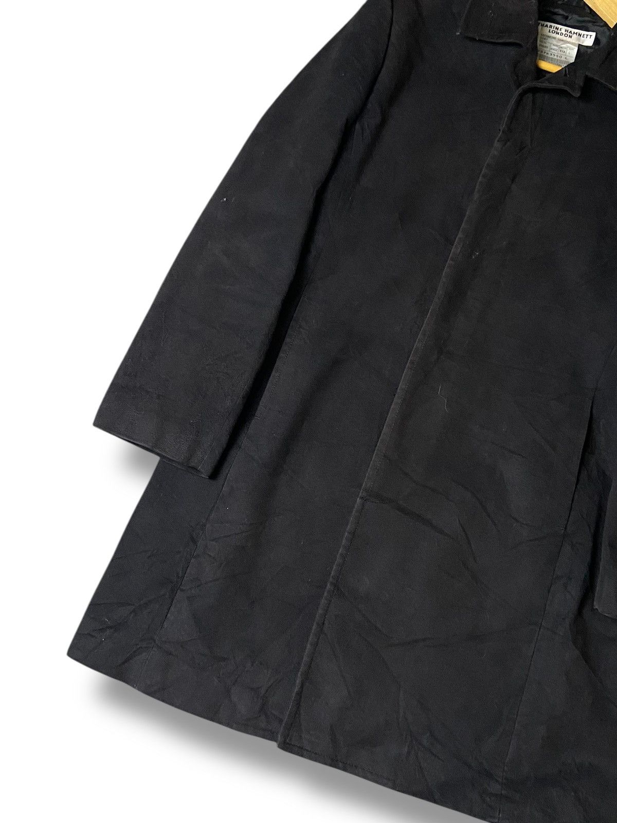 Japanese Brand × Katharine Hamnett London × Vintage Katherine Hamnett London Cotton Polyester Long Coat (130) Size US L / EU 52-54 / 3 - 9 Thumbnail