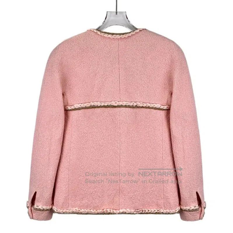 Chanel Pink Cotton Women's Jacket .