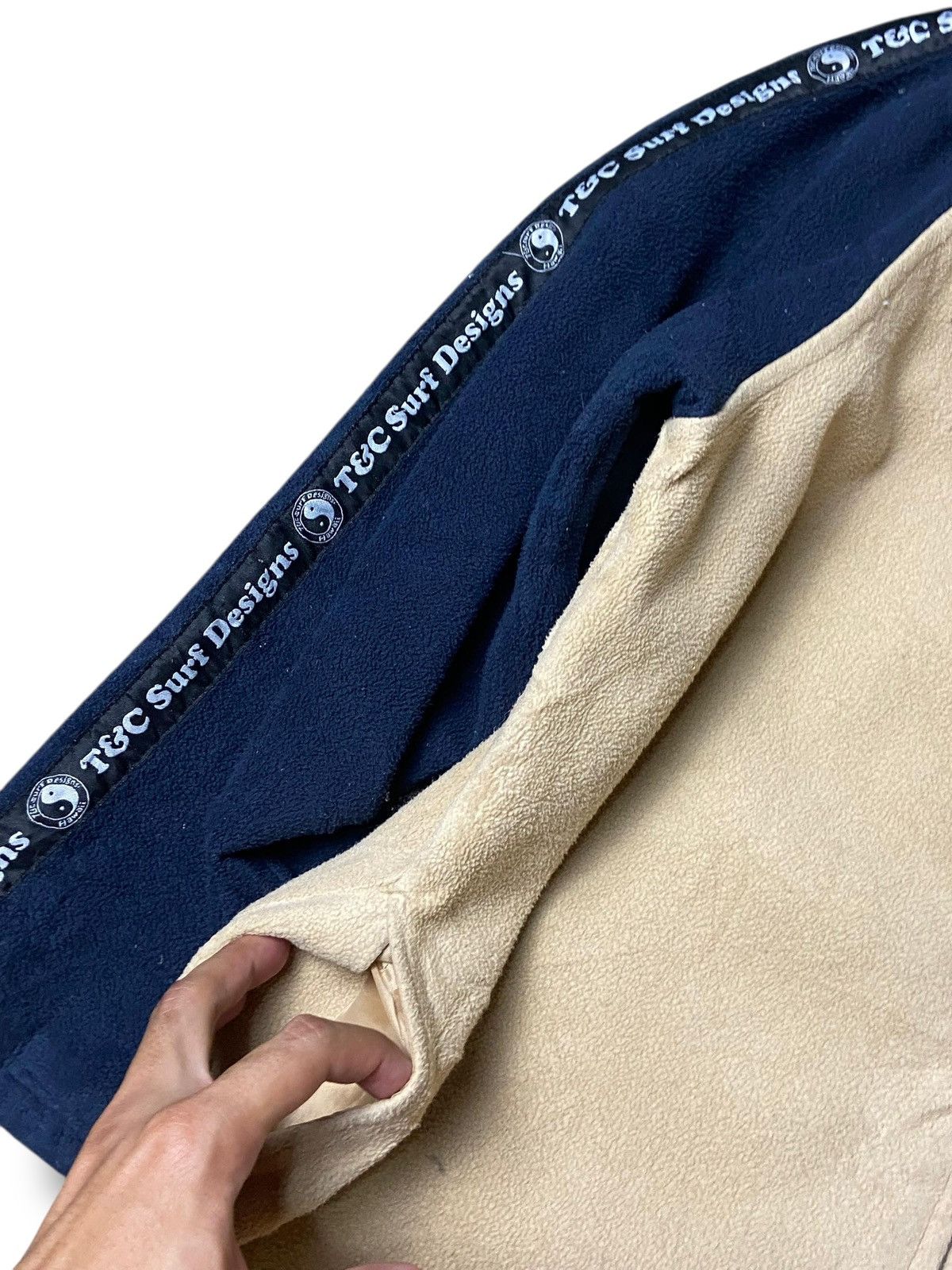 Japanese Brand × Vintage T&C Surf Designs Brand Fleece Hoodie Jacket (124) Size US XS / EU 42 / 0 - 3 Thumbnail