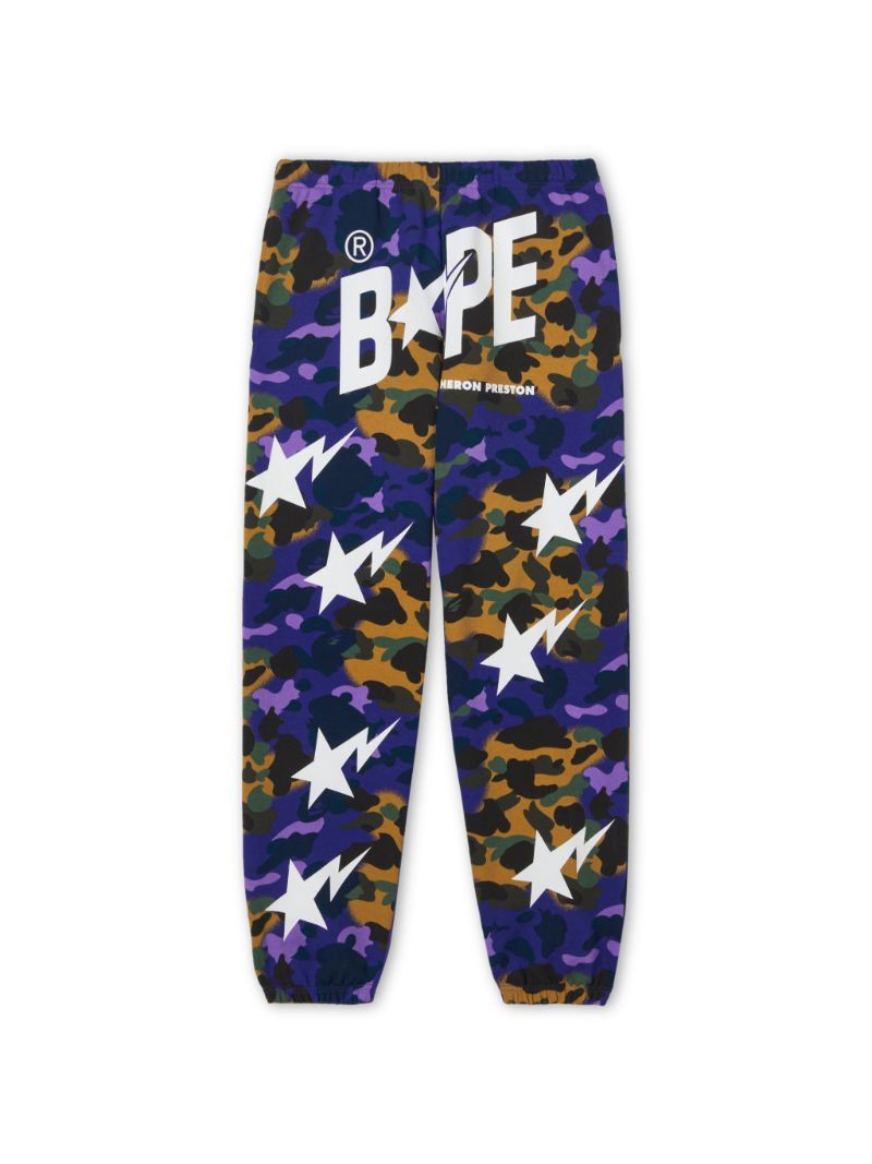 Bape × Heron Preston o1in1s1024 Q:1 / Bape Camo Worker Pants in Multicolor Size US 32 / EU 48 - 1 Thumbnail