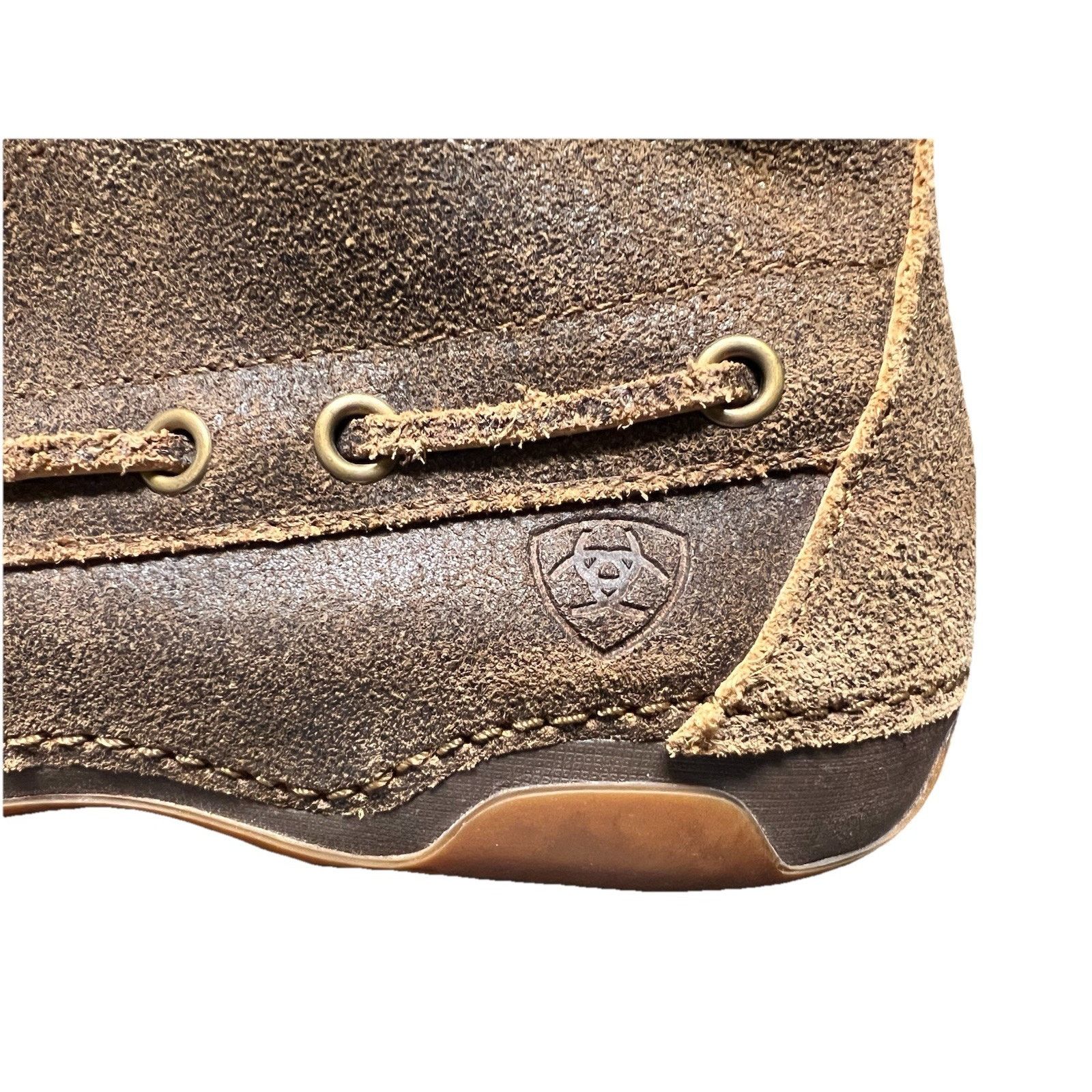 Ariat ARIAT Brown Holbrook Chukka Distressed Leather Boots Sz 10.5 Size US 10 / EU 43 - 4 Thumbnail