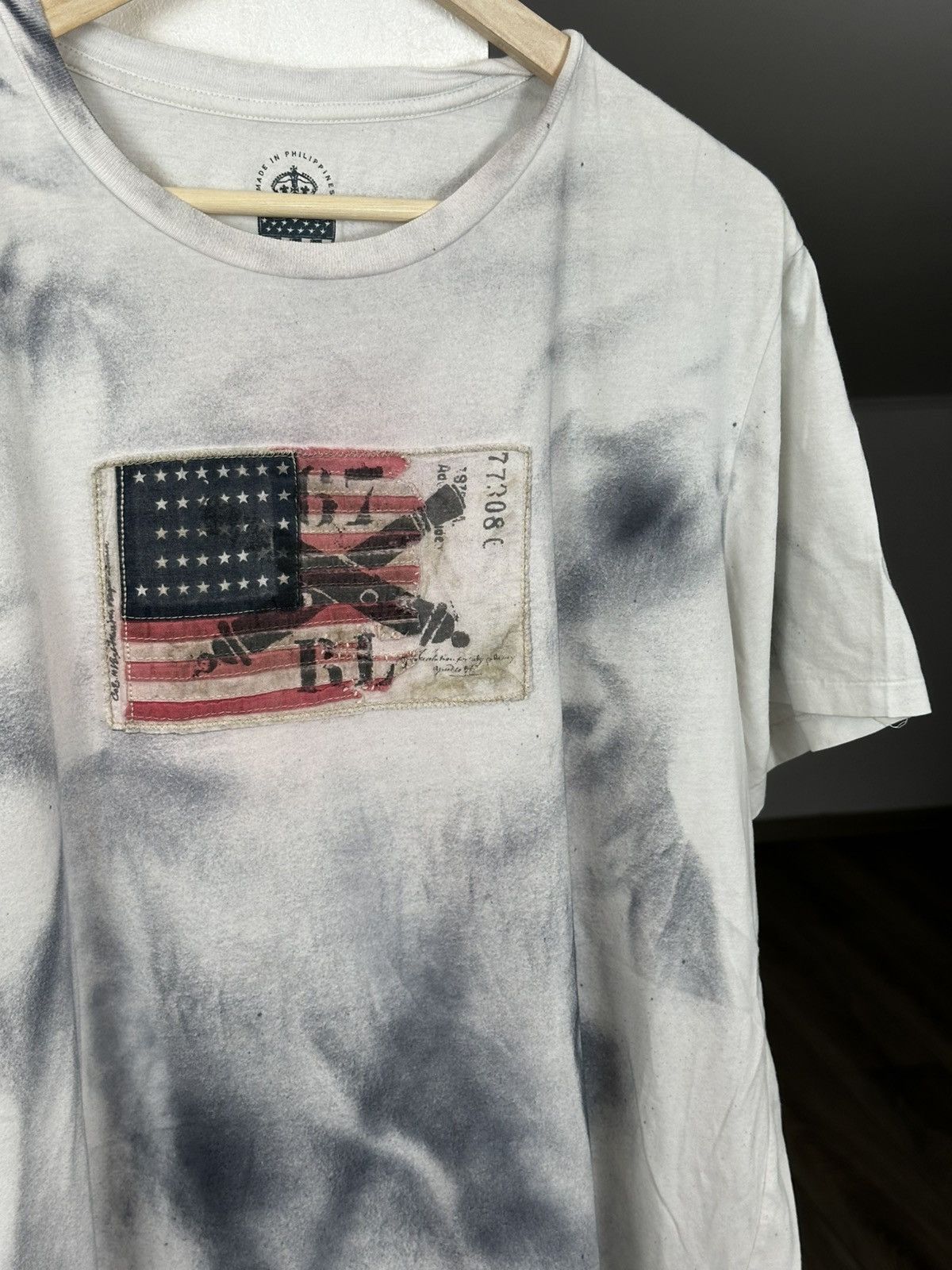 Polo Ralph Lauren VINTAGE Y2K POLO RALPH LAUREN USA FLAG TEE CUSTOM Size US XL / EU 56 / 4 - 4 Thumbnail